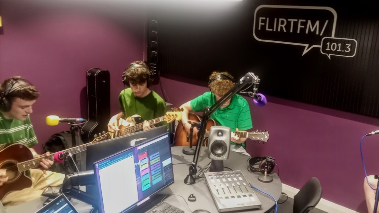 Telebox Live at Studio 2 in Flirt FM