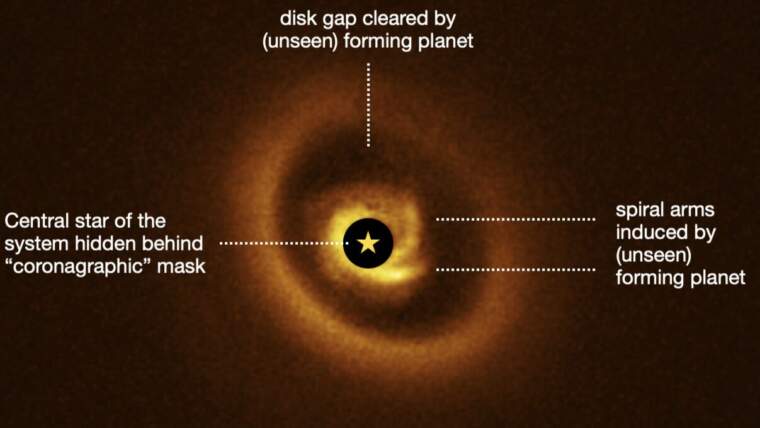 Researchers discover likely site of new planet in formation